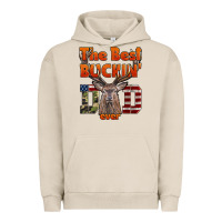 Pigment French Oak The Best Bucking Dad Ever Urban Hoodie - LillyAllenDesigns