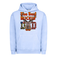 Pigment Grape Ice The Best Bucking Dad Ever Urban Hoodie - LillyAllenDesigns