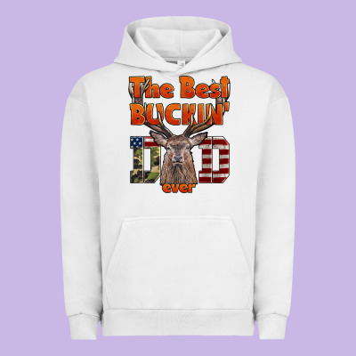 The Best Bucking Dad Ever Urban Hoodie Designed By Lillyallendesigns