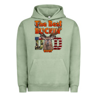 Pigment Oil Green The Best Bucking Dad Ever Urban Hoodie - LillyAllenDesigns