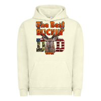 Pigment Pistachio The Best Bucking Dad Ever Urban Hoodie - LillyAllenDesigns