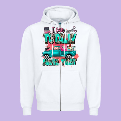 Zipper Hoodie I can totally make that with truck
