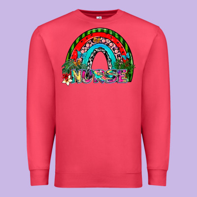Nurse Premium Sweatshirt Designed By Sublimationcraftshop