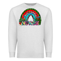 Oatmeal Heather nurse Premium Sweatshirt - SublimationCraftShop
