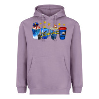 Lavender police coffee cups Heavyweight Hoodie - texasbilliewilder