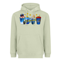 Matcha police coffee cups Heavyweight Hoodie - texasbilliewilder