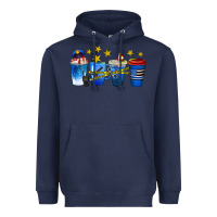 Navy police coffee cups Heavyweight Hoodie - texasbilliewilder