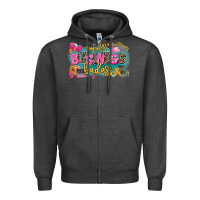 Charcoal Heather Small business badass Zipper Hoodie - MaliasSmallBusiness