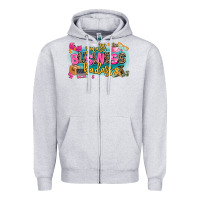 Heather Grey Small business badass Zipper Hoodie - MaliasSmallBusiness