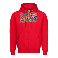 Red Small business badass Zipper Hoodie - MaliasSmallBusiness