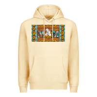 Pina Colada mom goat sunflowers license plate Premium Hoodie - Artiststas