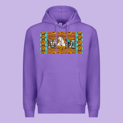 Mom Goat Sunflowers License Plate Premium Hoodie Designed By Artiststas