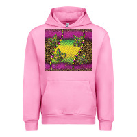 Fuchsia Pink mardi gras  leopard pink glitter Urban Hoodie - BarkalooDesign