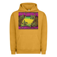 Pigment Peanut Butter mardi gras  leopard pink glitter Urban Hoodie - BarkalooDesign