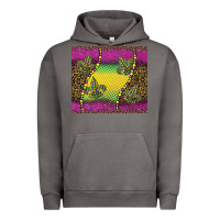 Pigment Tornado mardi gras  leopard pink glitter Urban Hoodie - BarkalooDesign