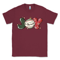 Burgundy joy to the world Classic Tee - MaliasSmallBusiness
