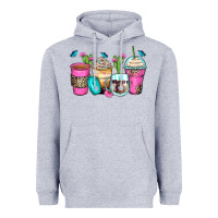Heather Grey mother's day coffee cups Heavyweight Hoodie - Zillion Design Studio