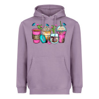 Lavender mother's day coffee cups Heavyweight Hoodie - Zillion Design Studio