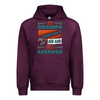 Mauve Wine if grampa can't fix it we are all screwed Urban Hoodie - Jasminsmagicworld