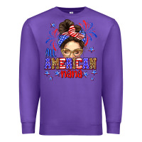 Purple All American nana Premium Sweatshirt - Neo Western