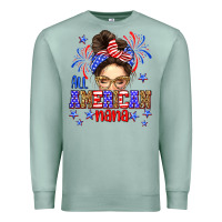Seafoam All American nana Premium Sweatshirt - Neo Western