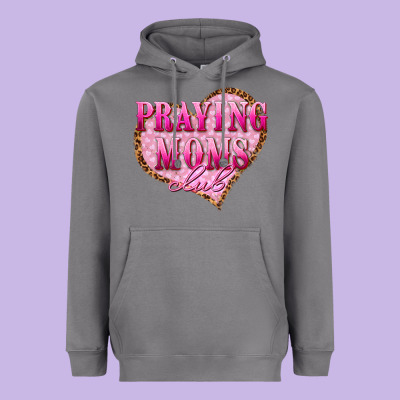 Praying Moms Club Heavyweight Hoodie Designed By Texasbilliewilder