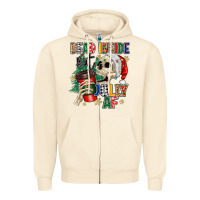 Sandshell dead inside but jolly as fuck Zipper Hoodie - MaliasSmallBusiness