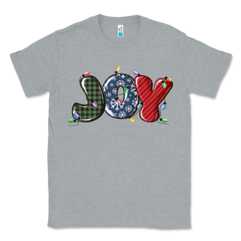 Joy Christmas Lights Classic Tee by MaliasSmallBusiness | Teevron