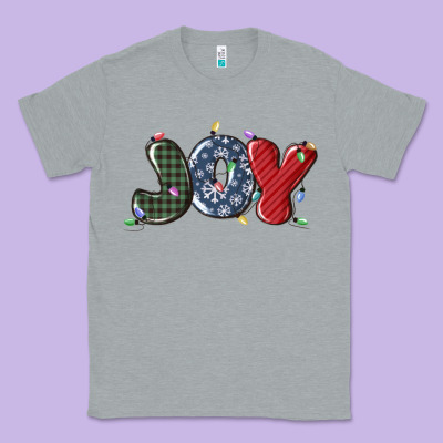 Classic Tee joy christmas lights