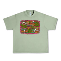 Oil Green cinco de mayo bullskull and cactus Urban Heavy Tee - Artiststas