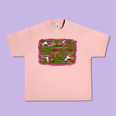 Cinco De Mayo Bullskull And Cactus Urban Heavy Tee Designed By Artiststas