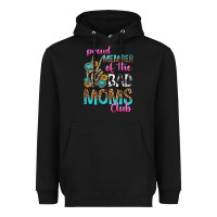 Black proud member of the bad moms club Heavyweight Hoodie - texasbilliewilder