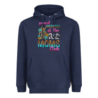 Navy proud member of the bad moms club Heavyweight Hoodie - texasbilliewilder
