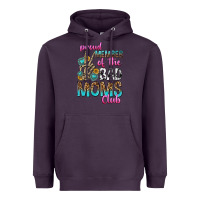 Plum proud member of the bad moms club Heavyweight Hoodie - texasbilliewilder