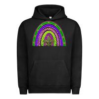 Pigment Black mardi gras rainbow Urban Hoodie - BarkalooDesign