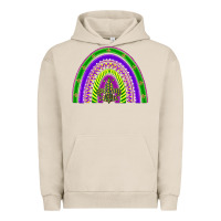 Pigment French Oak mardi gras rainbow Urban Hoodie - BarkalooDesign