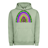 Pigment Oil Green mardi gras rainbow Urban Hoodie - BarkalooDesign