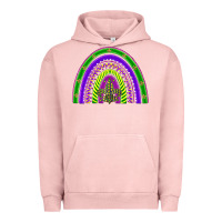 Pigment Salmon mardi gras rainbow Urban Hoodie - BarkalooDesign