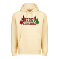 Pina Colada merry christmas glitter plaid trees Premium Hoodie - AdoDesignShop