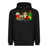 Black juneteenth coffee cups Heavyweight Hoodie - Zillion Design Studio