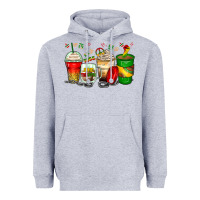 Heather Grey juneteenth coffee cups Heavyweight Hoodie - Zillion Design Studio