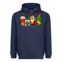 Navy juneteenth coffee cups Heavyweight Hoodie - Zillion Design Studio