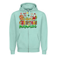 Seafoam baking christmas memories Zipper Hoodie - MaliasSmallBusiness