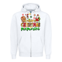 White baking christmas memories Zipper Hoodie - MaliasSmallBusiness