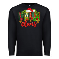Black Christmas lala claus Premium Sweatshirt - FaDigitalArtStudio
