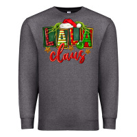 Charcoal Heather Christmas lala claus Premium Sweatshirt - FaDigitalArtStudio