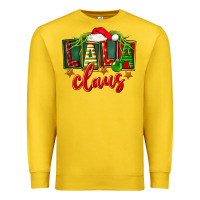 Lemon Christmas lala claus Premium Sweatshirt - FaDigitalArtStudio