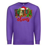 Purple Christmas lala claus Premium Sweatshirt - FaDigitalArtStudio