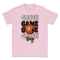 Bubblegum Pink game day basketball bal Classic Tee - MaliasSmallBusiness
