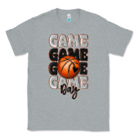 Heather Grey game day basketball bal Classic Tee - MaliasSmallBusiness